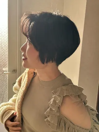 ショート 🩵透明感/高発色 /難波/北原佑記🌸のヘアスタイル