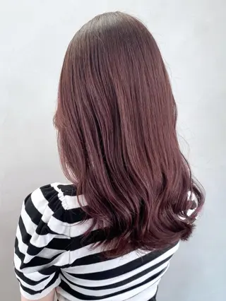 ミディアム パーマ ヘアアレンジ カラー ITbyALBUM 松戸のヘアスタイル