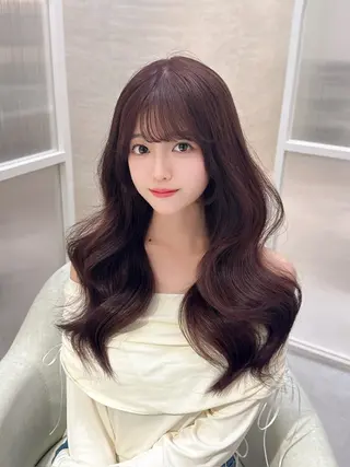 ロング 古川 美羽のヘアスタイル