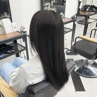 セミロング カラー パーマ ヘアアレンジ メンズ mona/ ストレートスタイル✨のヘアスタイル
