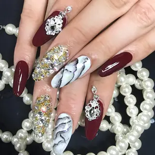 ネイル 渋谷/チップ長さ出し 👑アプレgel-xのネイルデザイン