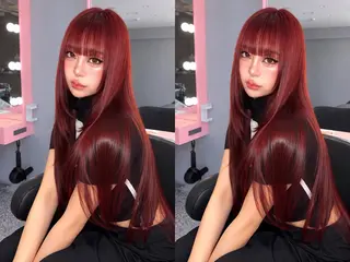ロング カラー みうる🎀透明感艶髪 🫧レイヤーカットのヘアスタイル