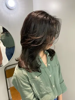 セミロング ウルフ・ボブ モデル✵HARUTOのヘアスタイル