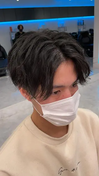 ミディアム カラー パーマ ヘアアレンジ メンズ キッズ メンズ特化美容師 aiの眉毛・アイブロウイメージ