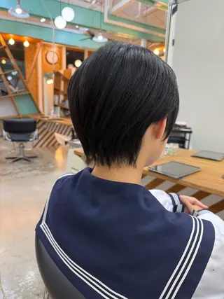 ショート もろ/ショート/ 透明感カラーのヘアスタイル