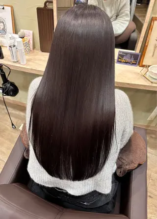 ロング 🤍ちなつ /髪質改善ヘアエステのヘアスタイル