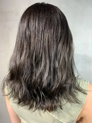 セミロング メンズパーマ 工藤勇也のヘアスタイル