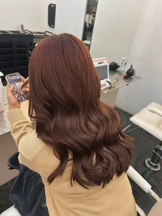 ロング カラー ✨🦄韓国風レイヤ ー🦄✨林あかりのヘアスタイル
