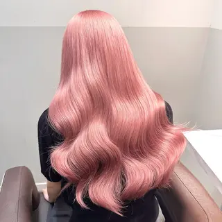 ロング カラー ヘアアレンジ メンズ ブリーチの髪様 MASATOのヘアスタイル