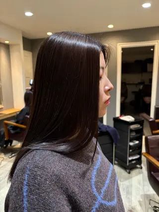 ロング 田村優 能見台のヘアスタイル