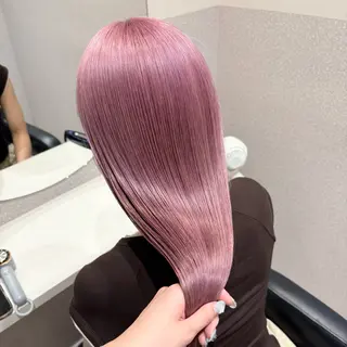 ロング カラー 🩵ブリーチカラー MIORI🩵のヘアスタイル