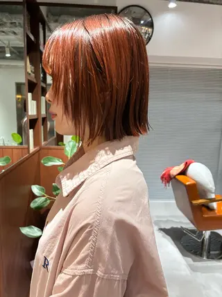 ショート カラー ヘアアレンジ 💟Opus // Mizuki🐕のヘアスタイル