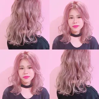 ミディアム カラー ヘアアレンジ 柔らか垢抜けｶﾗｰと ｶｯﾄ🫧ASUKAのヘアスタイル