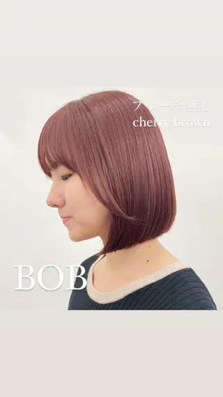 ショート カラー HINA🎀韓国ヘア エクステ/小顔カットのヘアスタイル