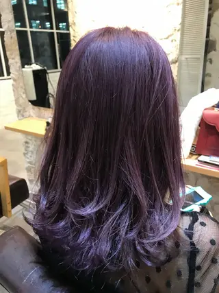 ミディアム カラー 塚本 昂のヘアスタイル