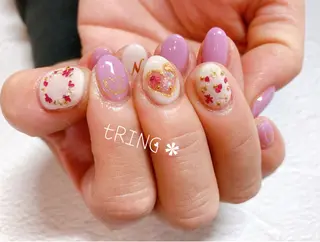 ネイル tRING＊ しいの木台のネイルデザイン