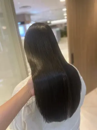ロング 縮毛矯正/髪質改善/ 艶髪ササキナツミのヘアスタイル
