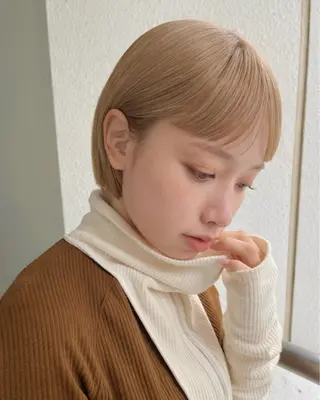ショート カラー 🌿似合わせ透明感 カラー松本朋幸🌿のヘアスタイル