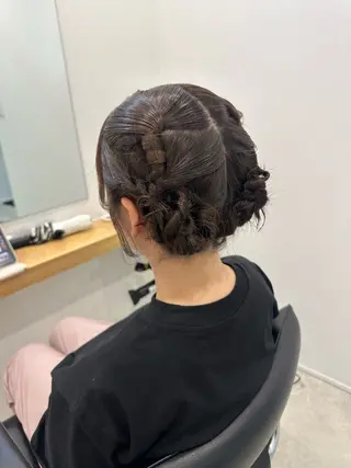 ショート ヘアアレンジ レイヤー/ナチュラル 💐nao.のヘアスタイル
