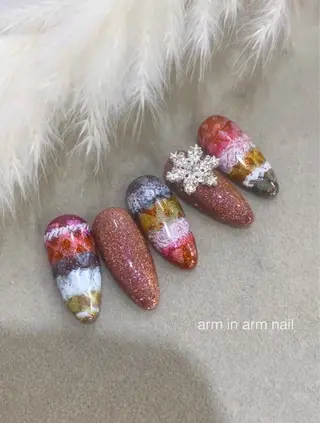 ネイル arm in arm ︎✿Yamamotoのマツエク・マツパデザイン