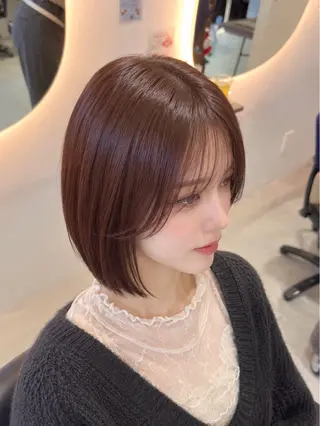 カラー 池谷 茉耶のヘアスタイル