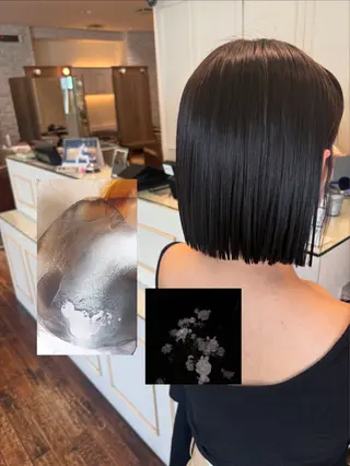 ショート 【美ボブ.艶カラー. 梅田茶屋町】midoのヘアスタイル