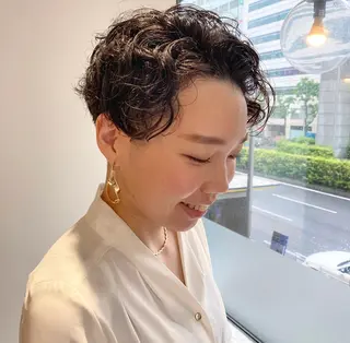 ショート 大阪ヴィーガンサロン KANAKOのヘアスタイル