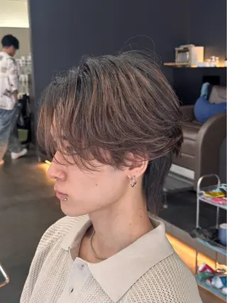 パーマ メンズ 玉置 晴太郎のヘアスタイル
