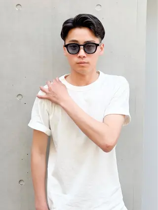 ショート パーマ メンズ 三宮メンズカット ヨシイッキのヘアスタイル