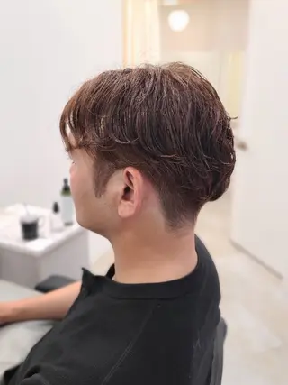 ショート パーマ メンズ 桐島 令奈のヘアスタイル