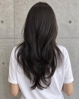 セミロング カラー ヘアアレンジ 🌫️大人韓国ヘア 🌫️naoyaのヘアスタイル