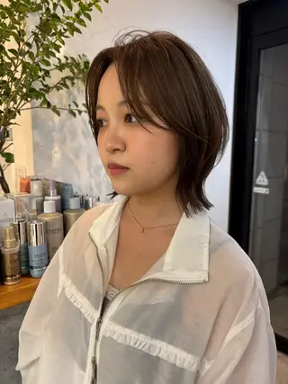 カラー 透明感カラー🫧 高田李胡のヘアスタイル
