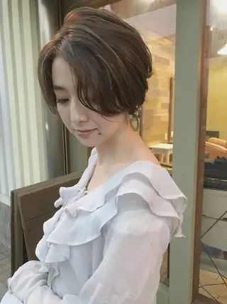 ショート 亀井 崇之のヘアスタイル