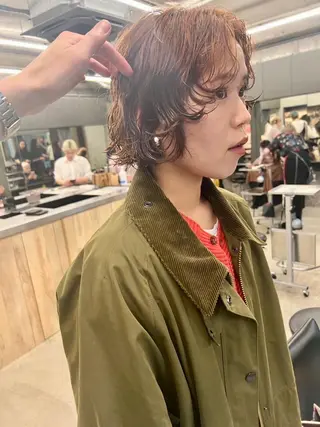 ショート カラー パーマ sakoda shunkiのヘアスタイル