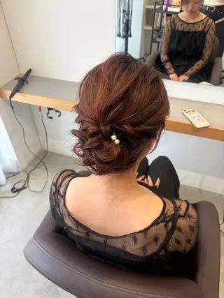 ヘアアレンジ 透明感Color🩶 髪質改善 ユウナ🦋のヘアスタイル