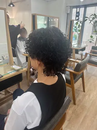 パーマ メンズ 暖色color🥀メ ンズパーマ/Yunaのヘアスタイル