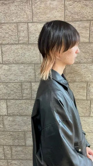 ショート カラー 東條 克義のヘアスタイル
