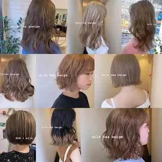 ショート カラー 韓国✖️網紅🖤 パーマYURIYAのヘアスタイル