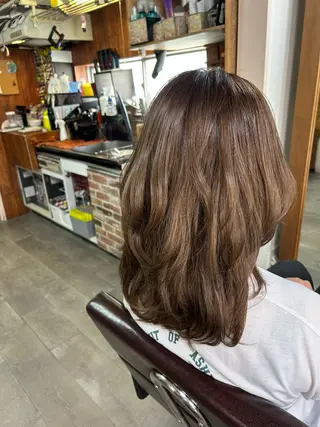 セミロング カラー 🌈アイスアウト🌈 Mahoのヘアスタイル