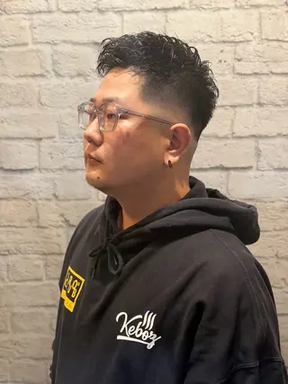 ショート メンズ 新崎 彩翔のヘアスタイル