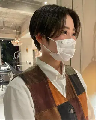 ショート yajima Moemiのヘアスタイル
