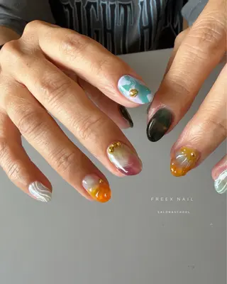 ネイル freex nail /ニュアンス/個性派のネイルデザイン