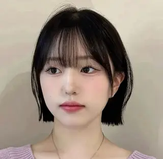 ショート カラー 🫧ロングレイヤー 韓国透明感カラー🫧のヘアスタイル