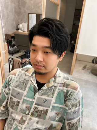 ショート メンズ 久木原 ゆりのヘアスタイル