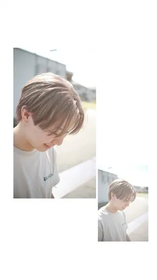 カラー メンズ 喜多 悠介のヘアスタイル