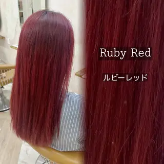 ロング カラー ワンカラー/縮毛矯正 /あさひのヘアスタイル