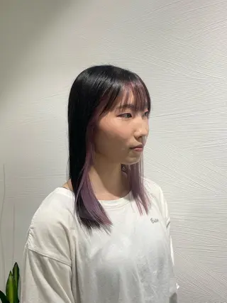 ショート カラー 美髪矯正／パーマ まむのヘアスタイル