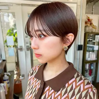 ショート カラー ミカ🌟パーマ/ デジタルパーマのヘアスタイル