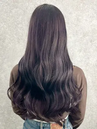 ロング カラー 橋木 凛々のヘアスタイル