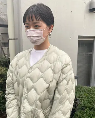 ショート ミク/ 北参道/ショートのヘアスタイル